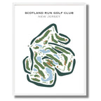 Scotland Run Golf Club, New Jersey - Printed Golf Courses