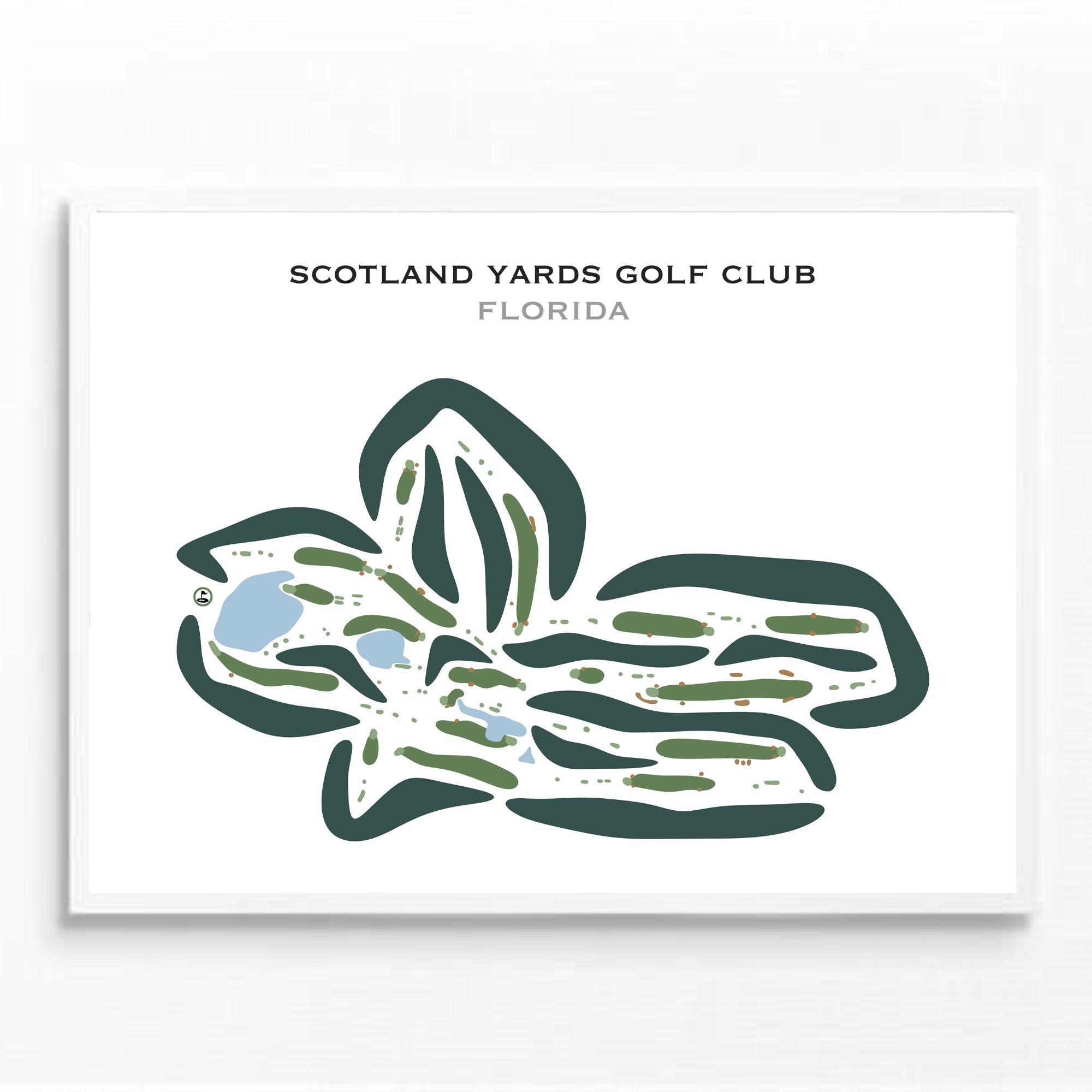 Scotland Yards Golf Club, Florida - Printed Golf Courses