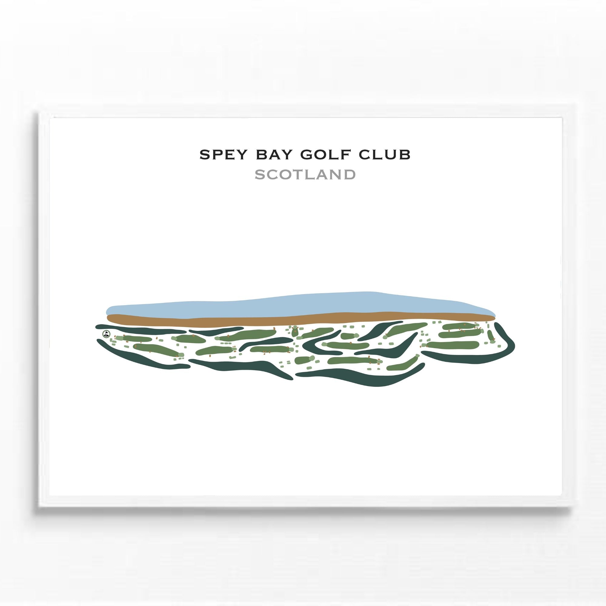 Spey Bay Golf Club, Scotland - Printed Golf Courses