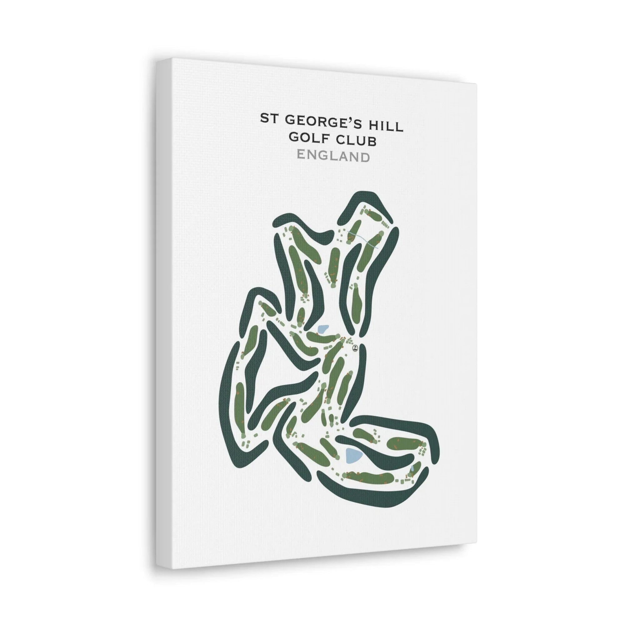 St George's Hill Golf Club, England - Printed Golf Courses