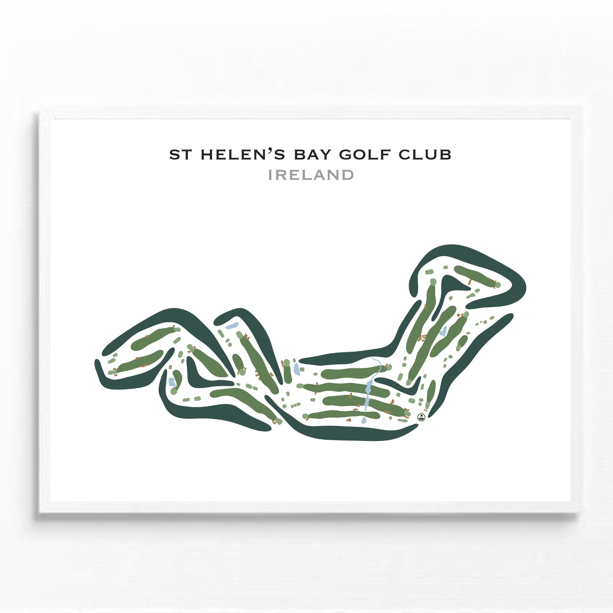 St. Helen's Bay Golf Club, Ireland - Printed Golf Courses