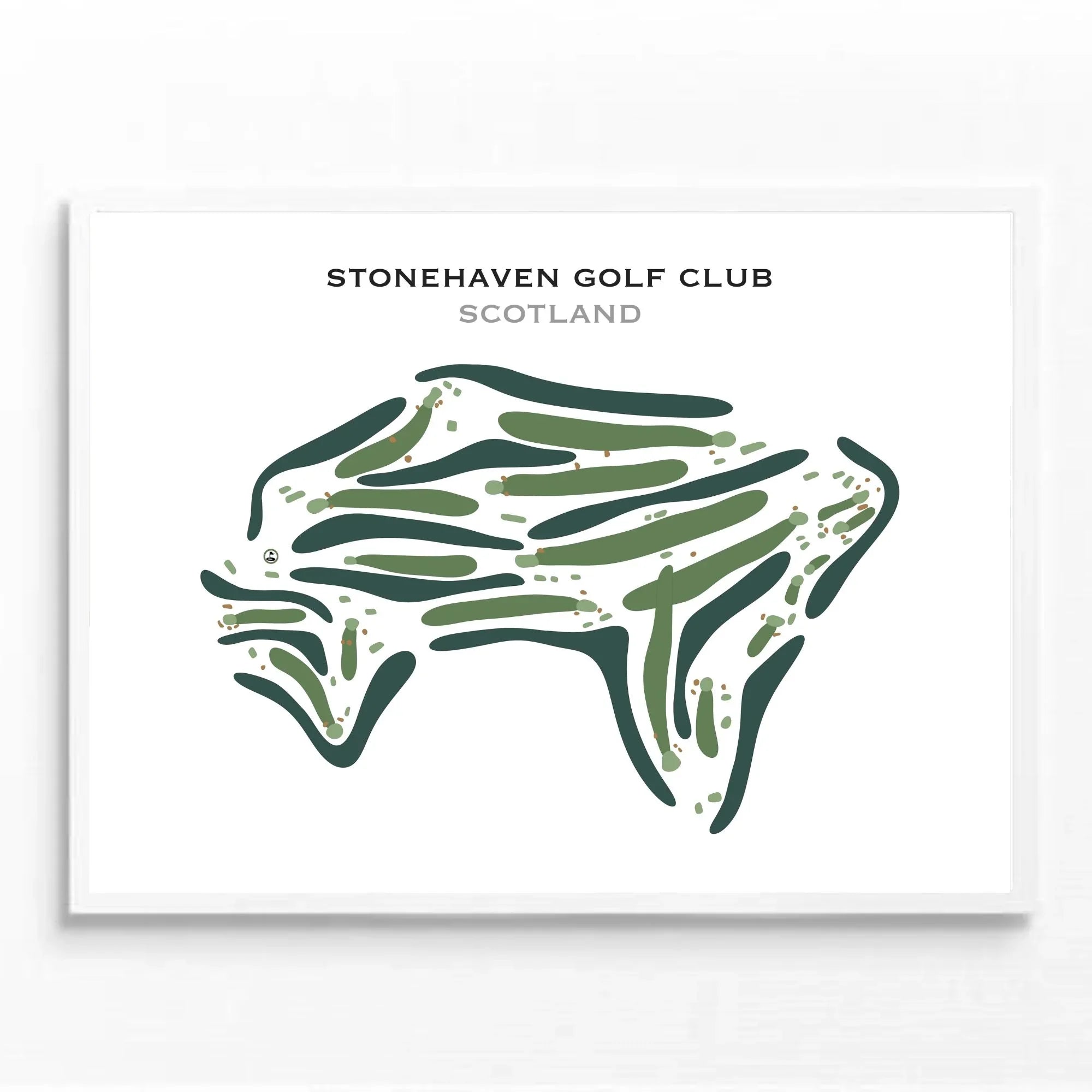 Stonehaven Golf Club, Scotland - Printed Golf Course