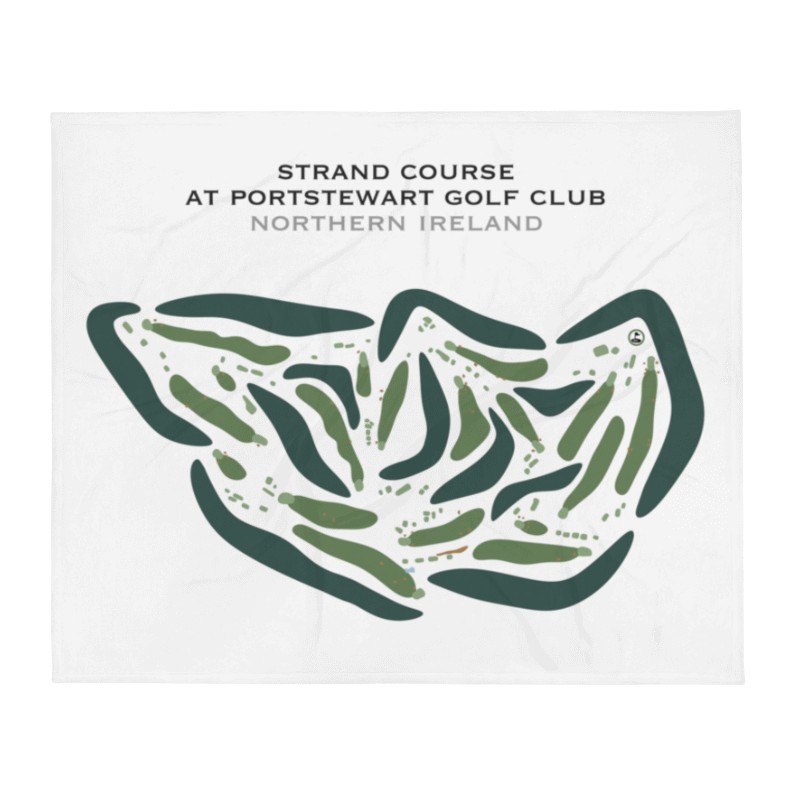 Strand Course at Portstewart Golf Club, Northern Ireland - Printed Golf Courses