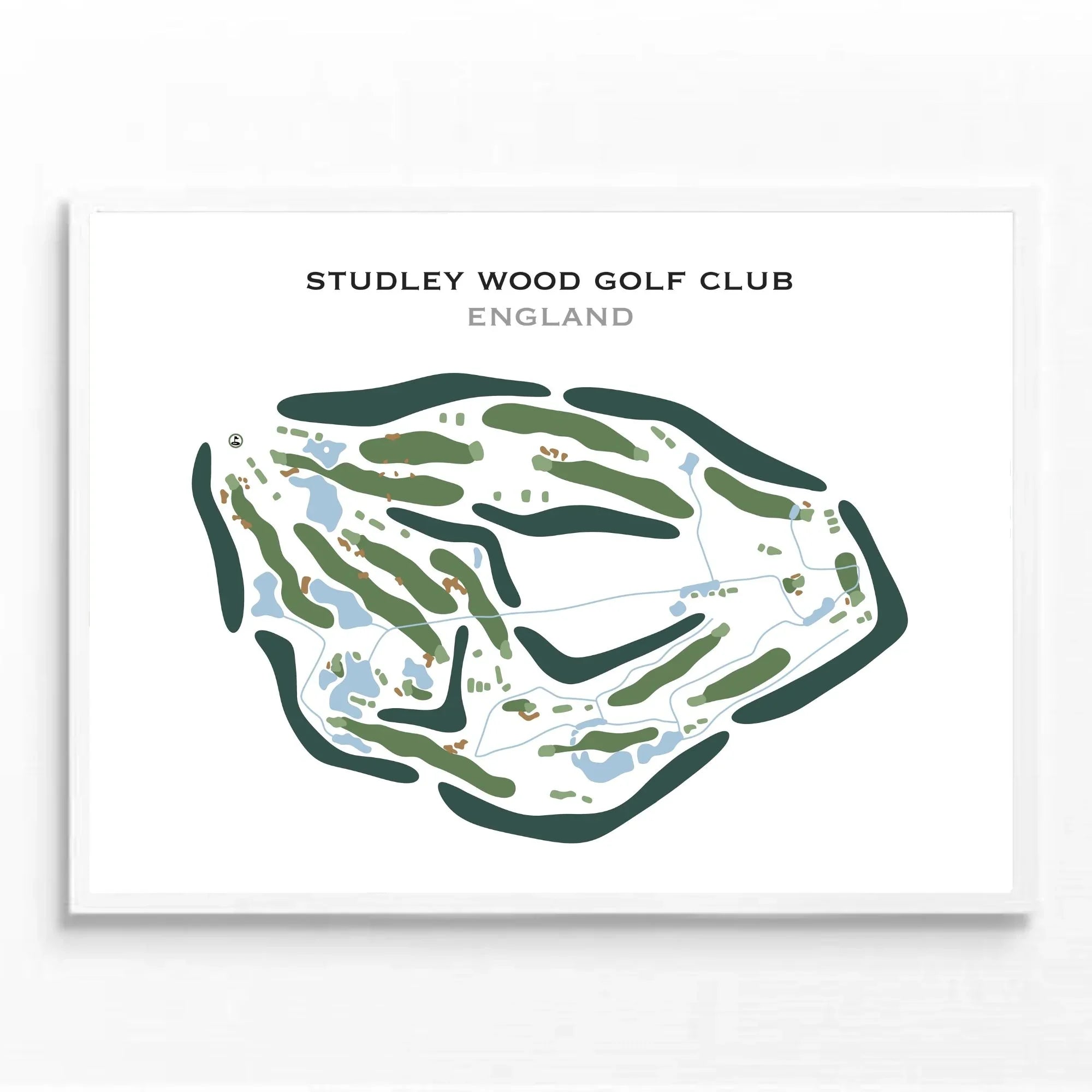 Studley Wood Golf Club, England - Printed Golf Courses