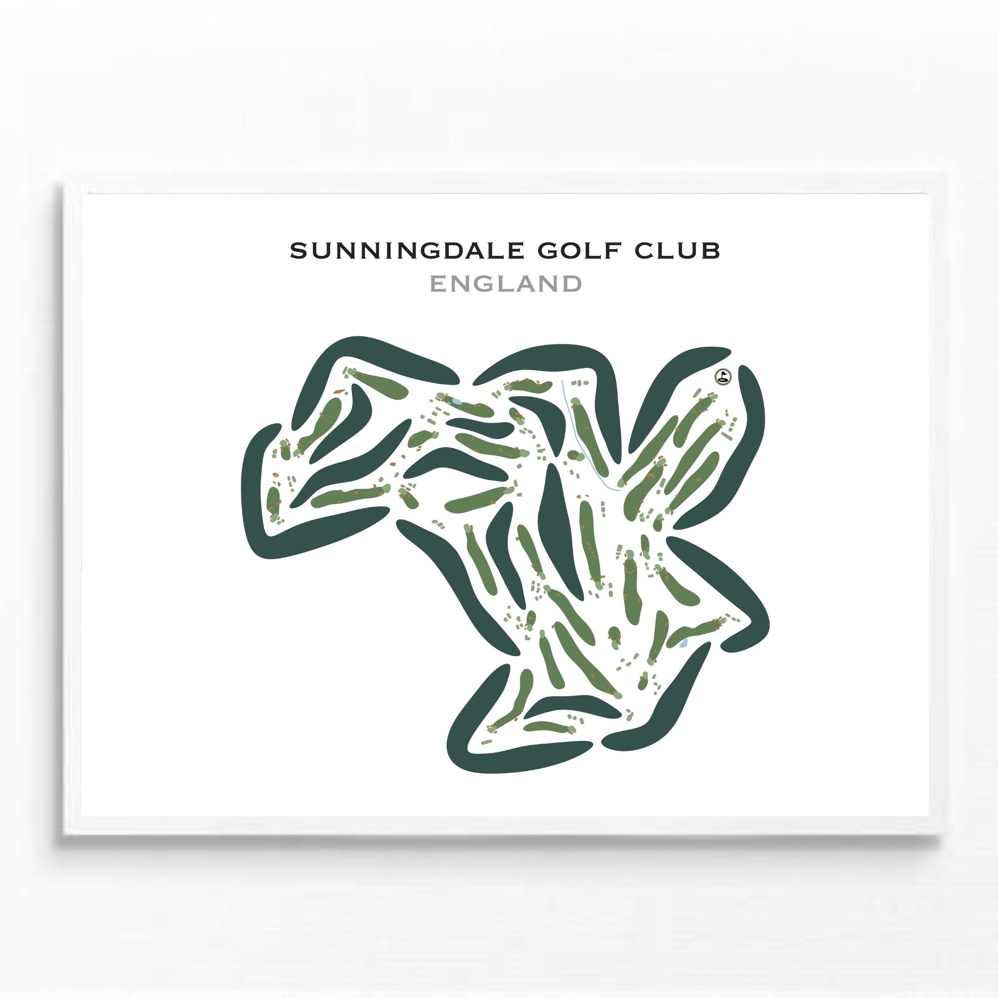 Sunningdale Golf Club, England - Printed Golf Courses