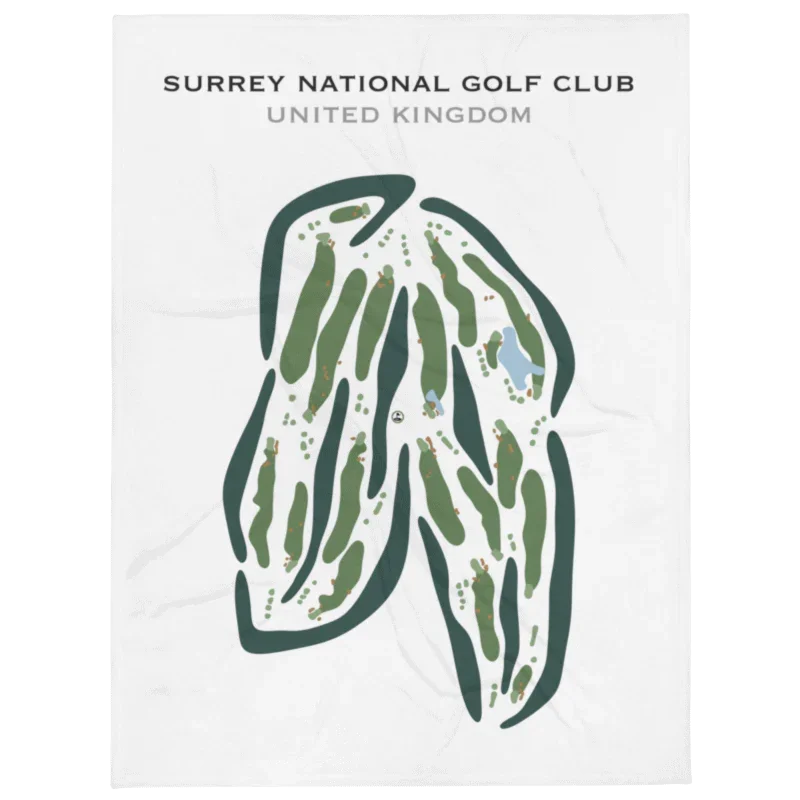 Surrey National Golf Club, United Kingdom - Printed Golf Courses