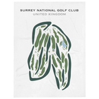Surrey National Golf Club, United Kingdom - Printed Golf Courses