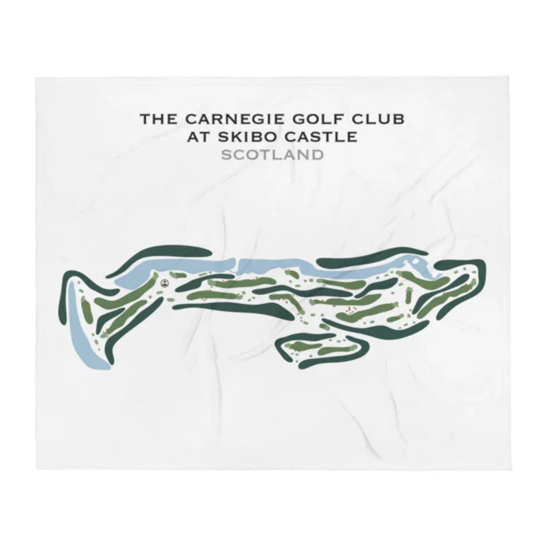 The Carnegie Golf Club at Skibo Castle, Scotland - Printed Golf Course
