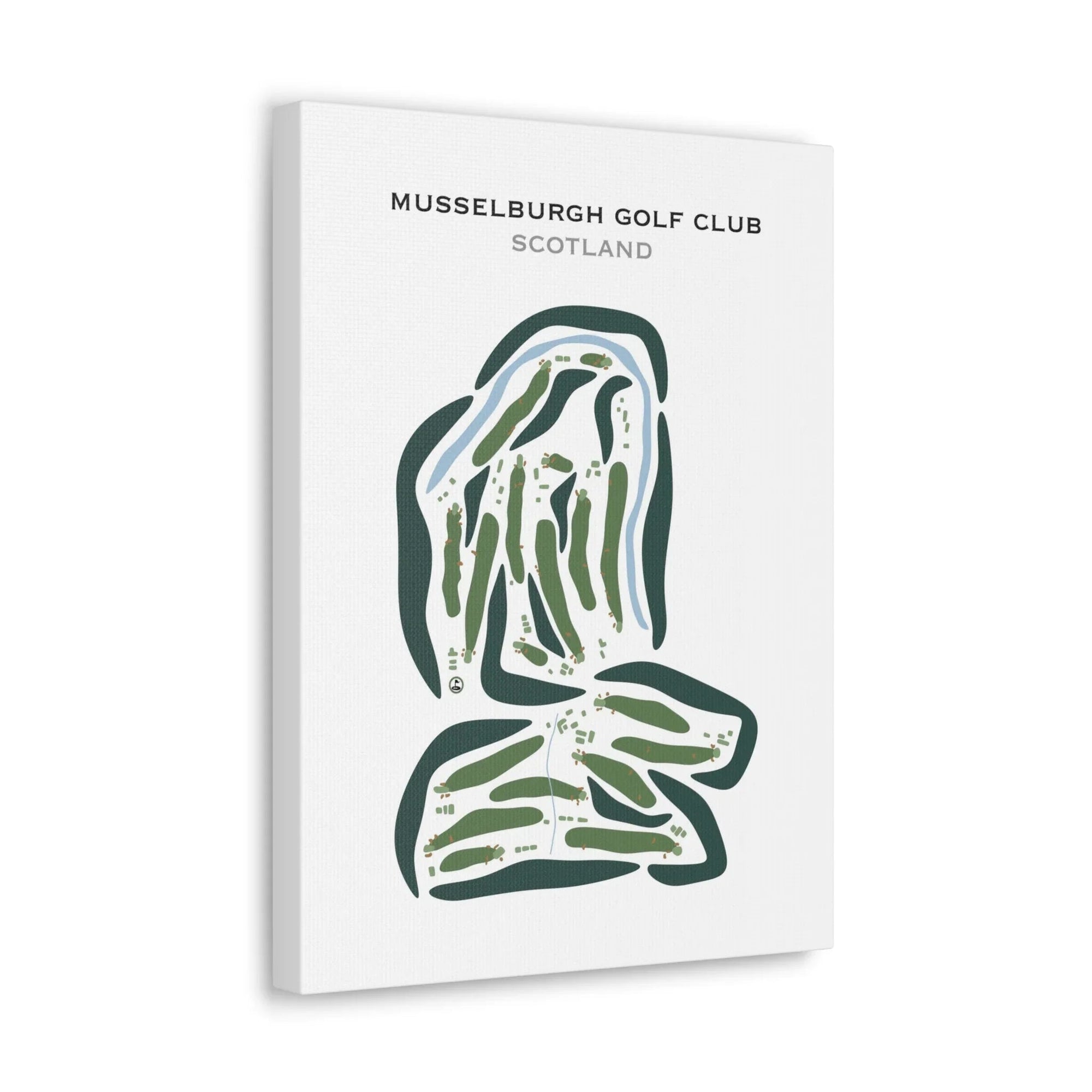 The Musselburgh Golf Club, Scotland - Printed Golf Courses