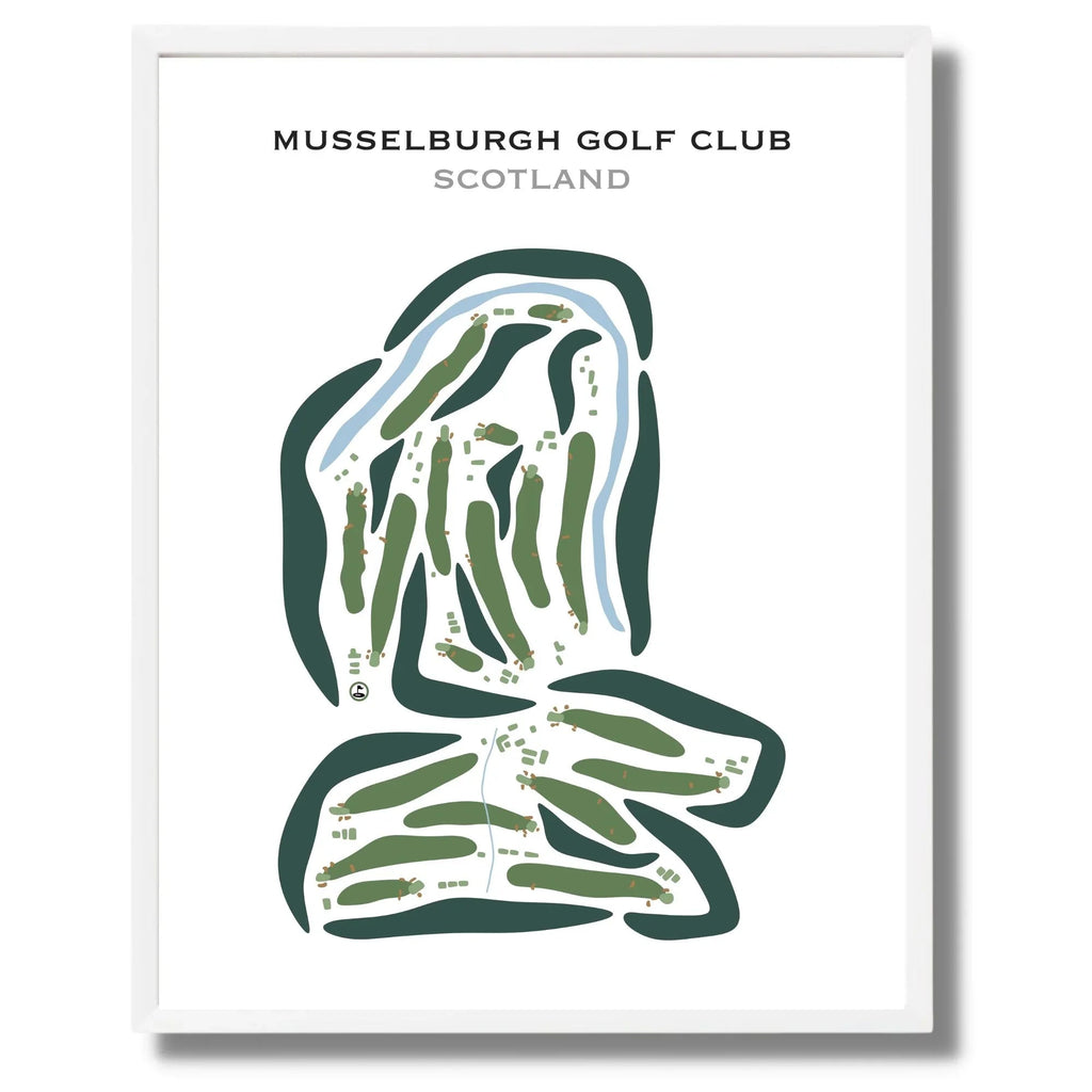 The Musselburgh Golf Club, Scotland - Printed Golf Courses