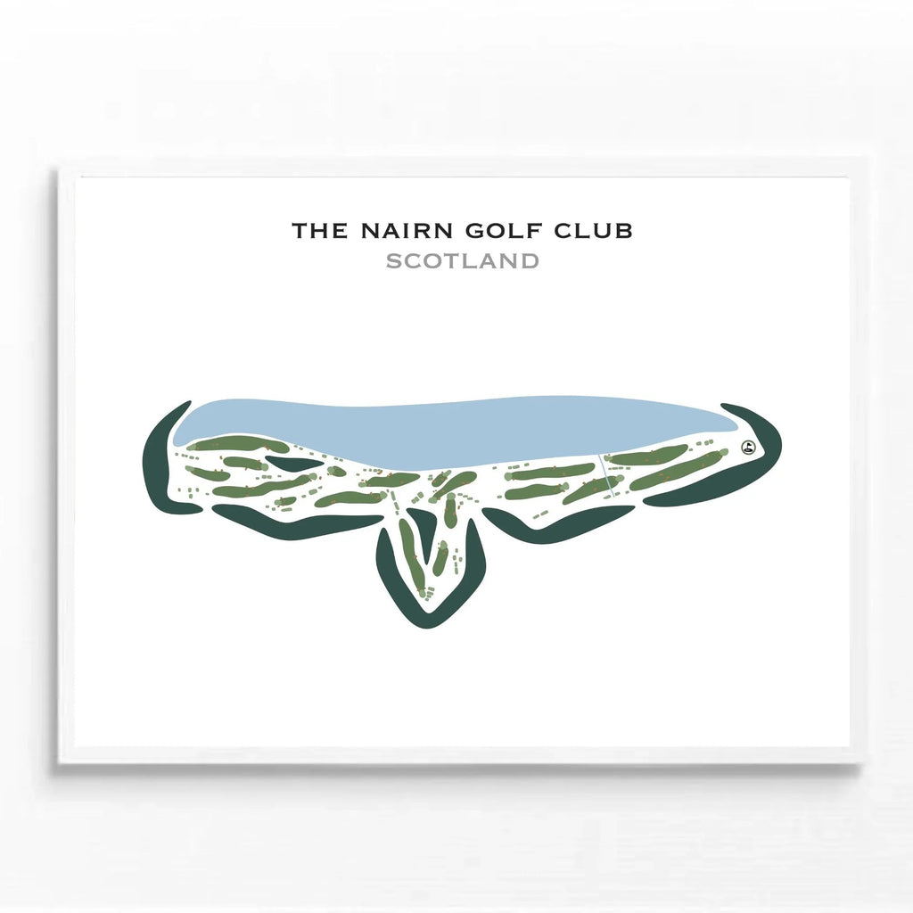 The Nairn Golf Club, Scotland - Printed Golf Courses