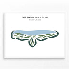 The Nairn Golf Club, Scotland - Printed Golf Courses