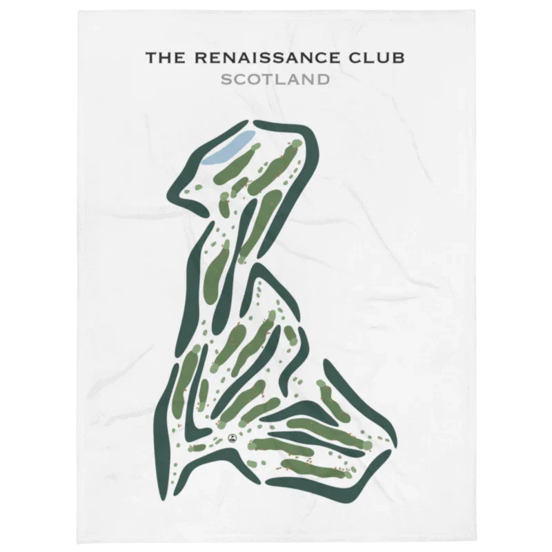 The Renaissance Club, Scotland - Printed Golf Course