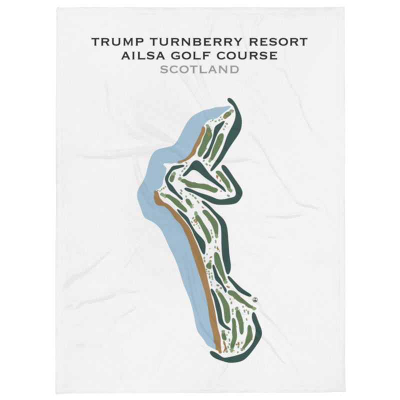 Trump Turnberry Ailsa Golf Course, Scotland - Printed Golf Courses