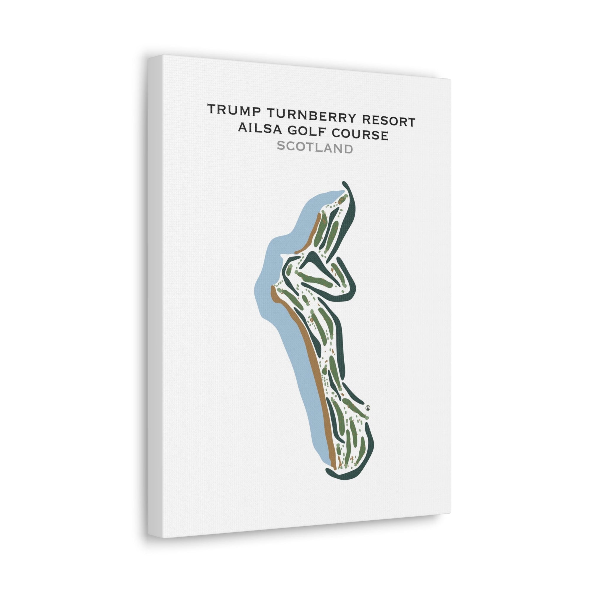 Trump Turnberry Ailsa Golf Course, Scotland - Printed Golf Courses