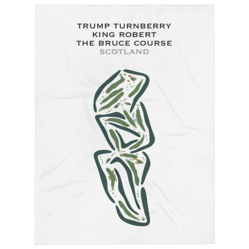 Trump Turnberry, King Robert The Bruce Golf Course, Scotland - Printed Golf Courses