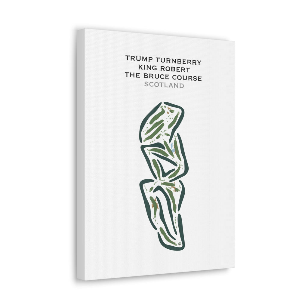 Trump Turnberry, King Robert The Bruce Golf Course, Scotland - Printed Golf Courses