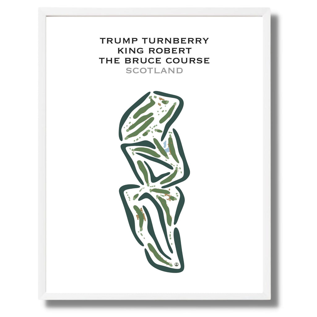 Trump Turnberry, King Robert The Bruce Golf Course, Scotland - Printed Golf Courses
