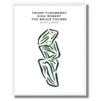 Trump Turnberry, King Robert The Bruce Golf Course, Scotland - Printed Golf Courses