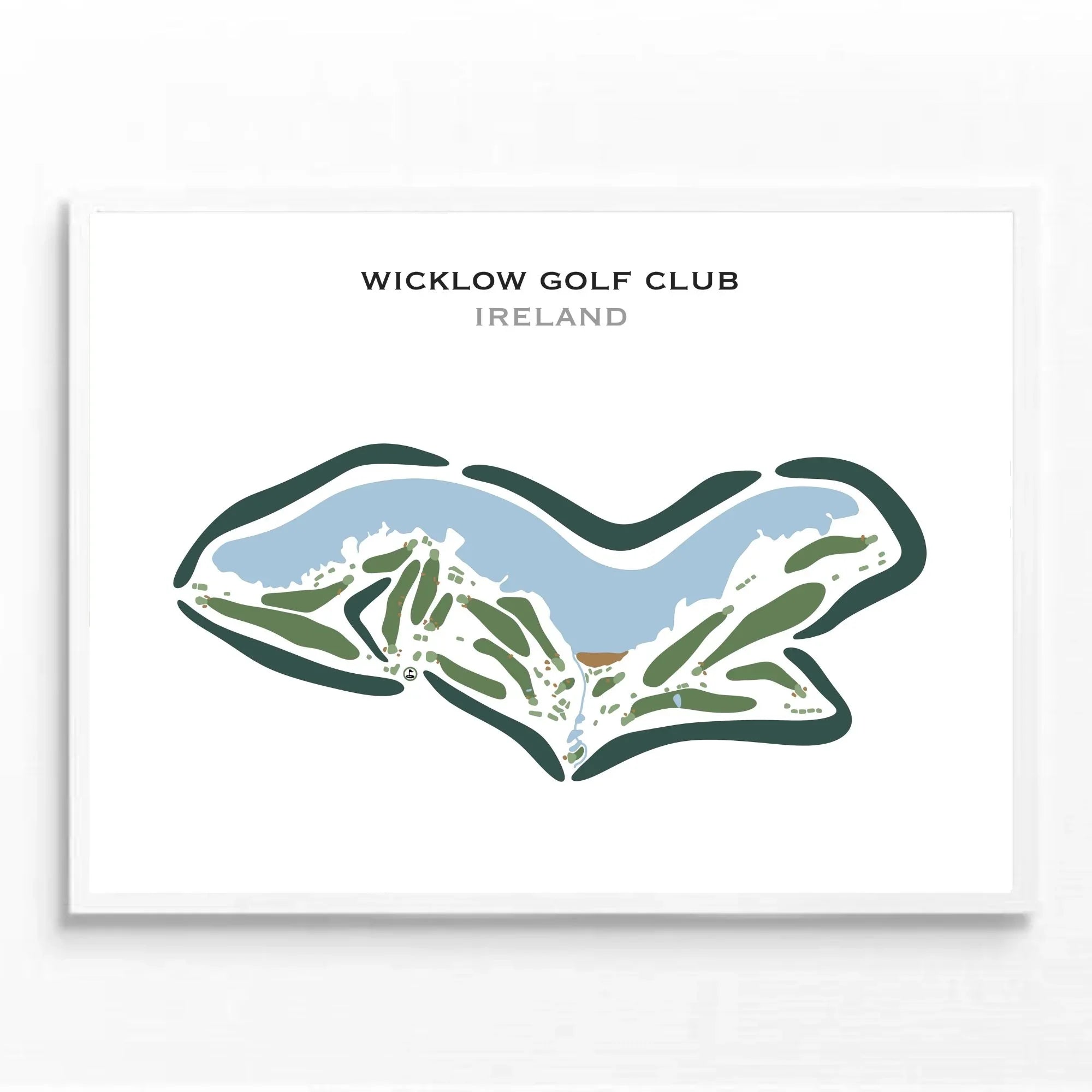 Wicklow Golf Club, Ireland - Printed Golf Courses