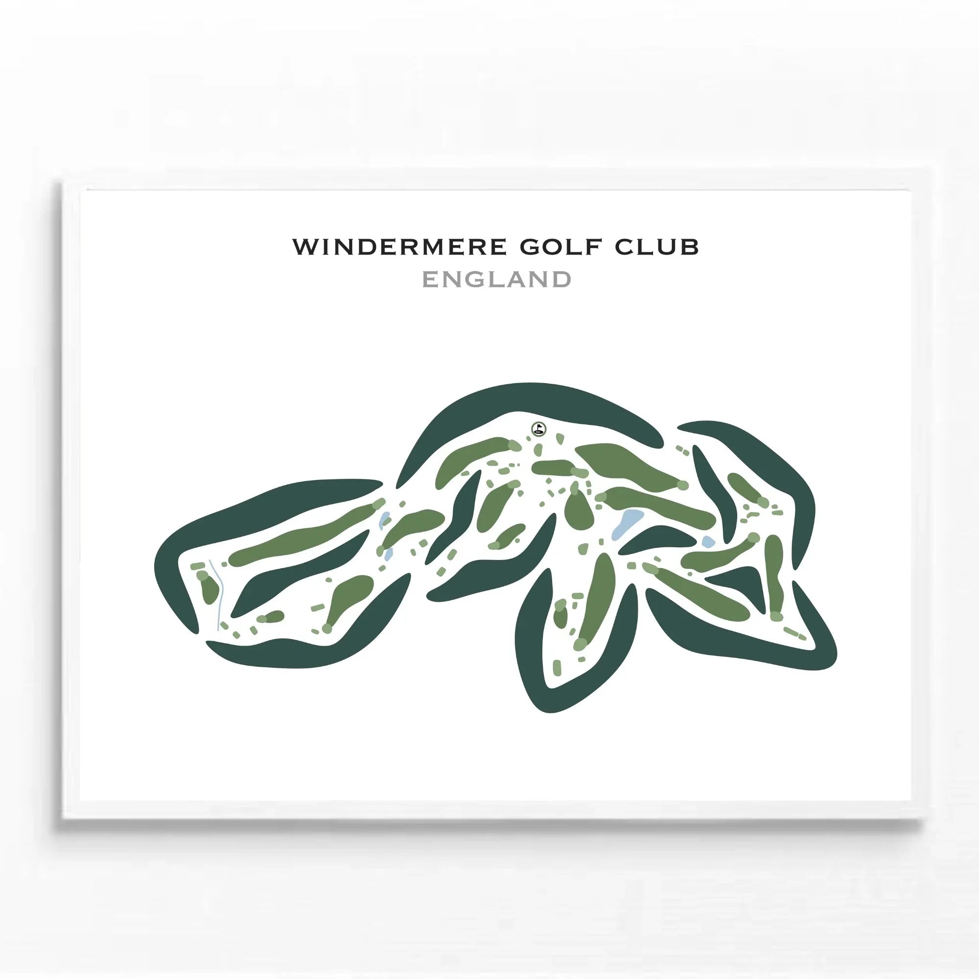 Windermere Golf Club, England - Printed Golf Courses