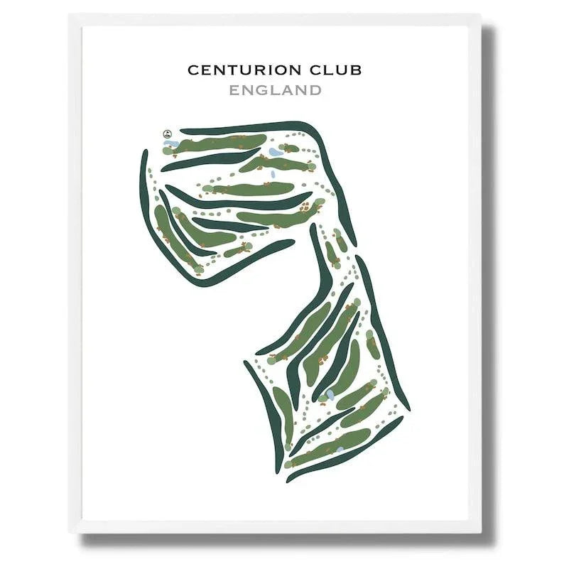 Centurion Club, England - Printed Golf Courses - Golf Course Prints