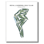 Royal Liverpool Golf Club, England - Printed Golf Courses - Golf Course Prints