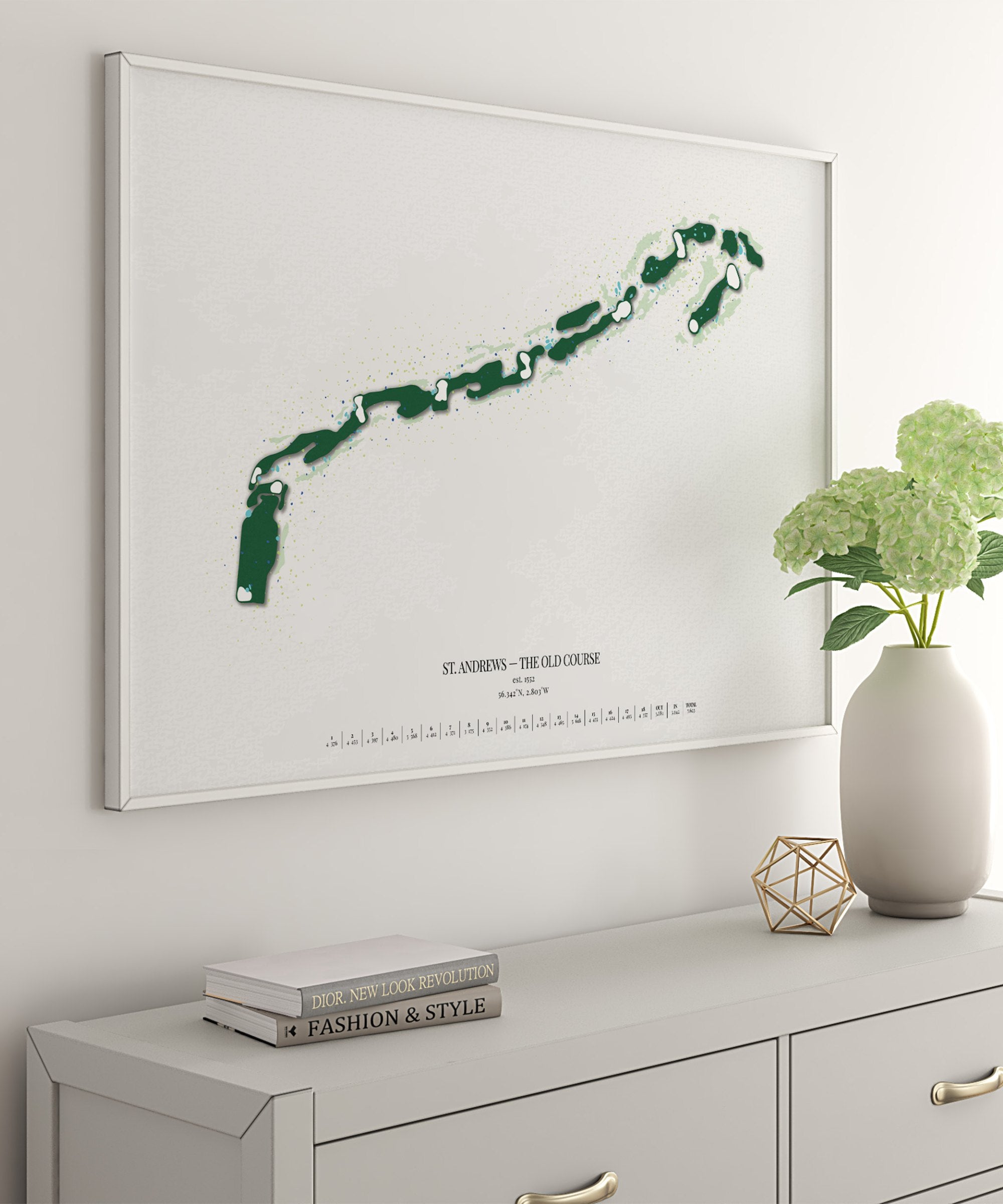 Custom Golf Course Map Design