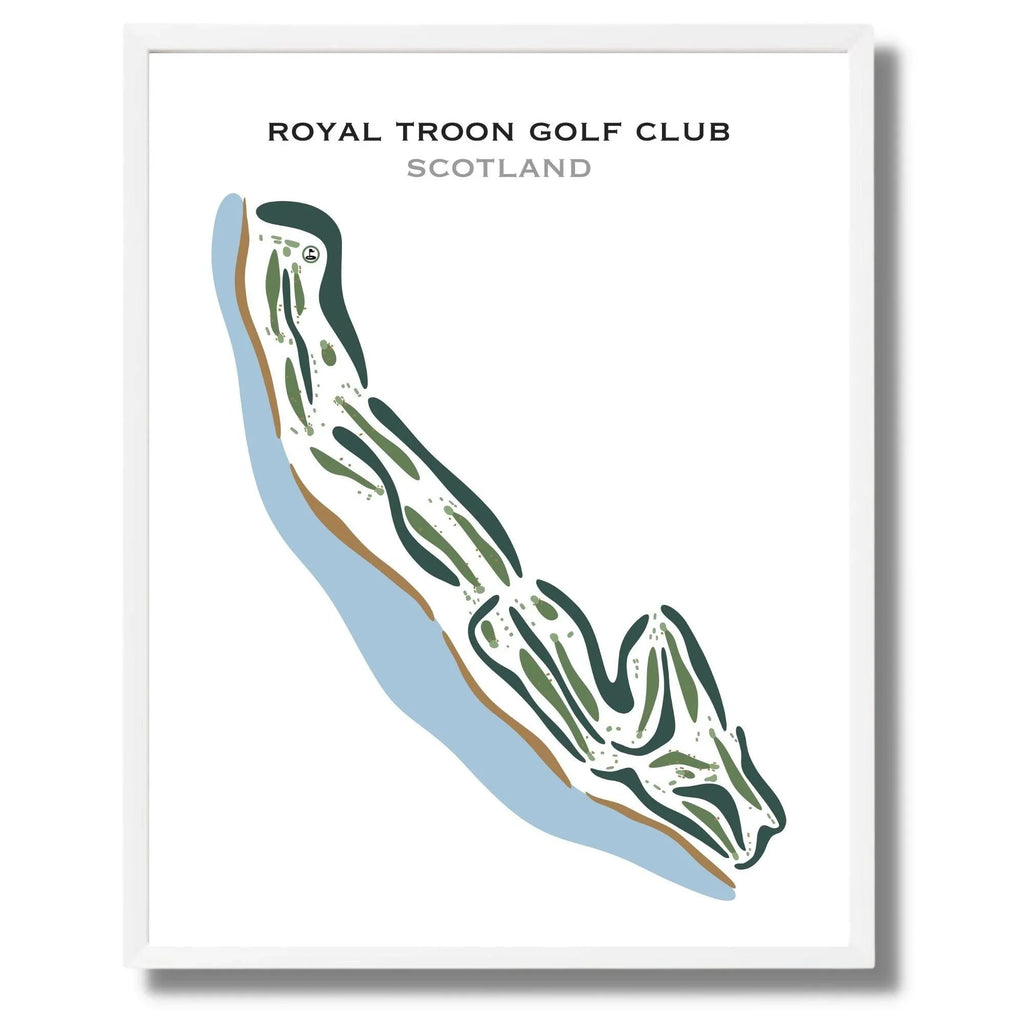 Royal Troon Golf Club, Scotland - Printed Golf Courses - Golf Course Prints